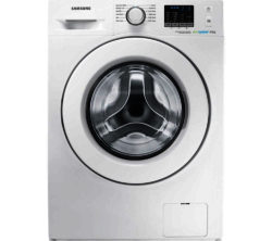 SAMSUNG  ecobubble WF80F5E0W2W Washing Machine - White